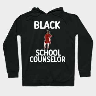 Black School Counselor Hoodie